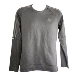 Adidas Men's Size Small Gray Running Aeroready Sweatshirt